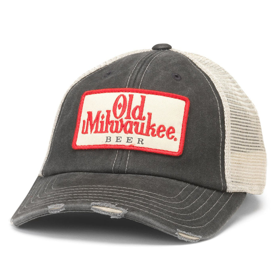 Old Milwaukee Label Black Colorway Adjustable Hat Image 1