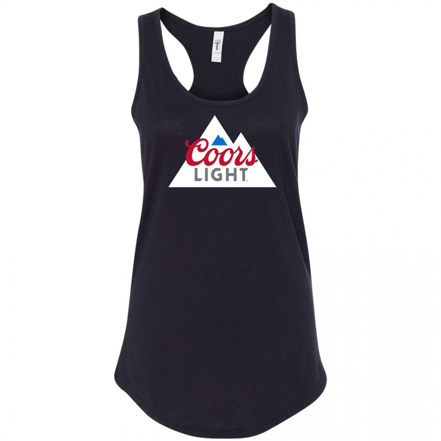 Coors Light Mountain Logo Womens Racerback Tank Top Image 1