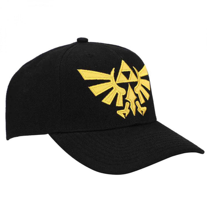 The Legend of Zelda Embroidered Hyrule Crest Snapback Hat Image 3