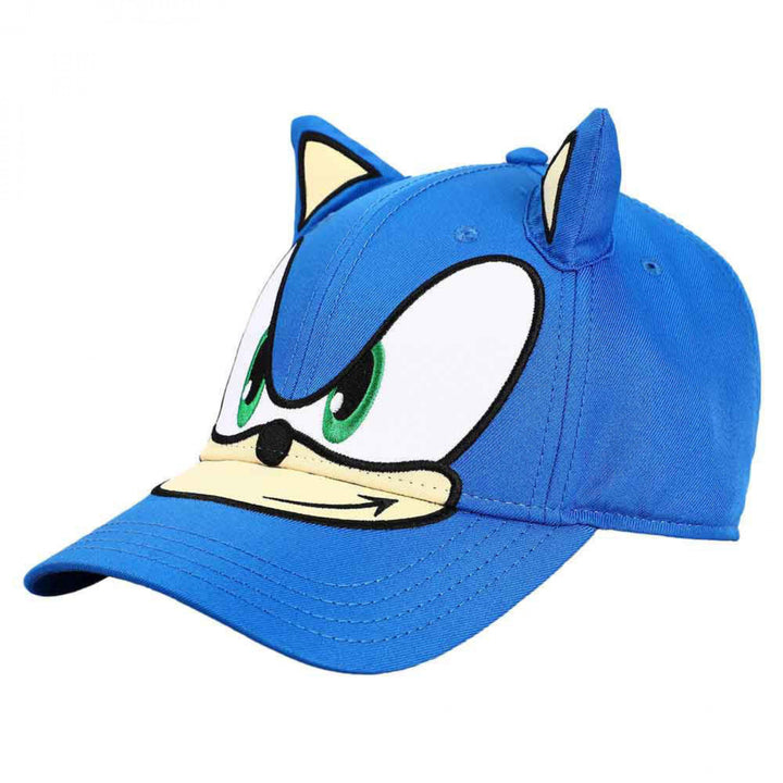 Sonic The Hedgehog 3D Cosplay Strapback Hat with Ears Image 1