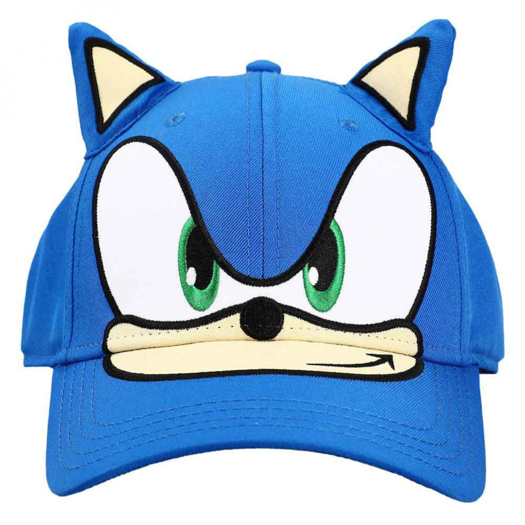 Sonic The Hedgehog 3D Cosplay Strapback Hat with Ears Image 2