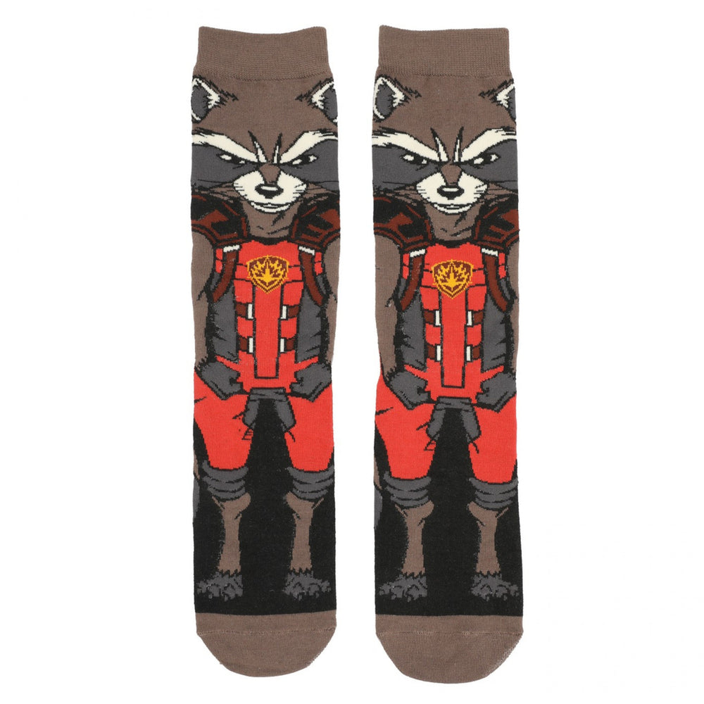 Guardians of The Galaxy 360 Character 3-Pair Pack of Crew Socks Image 2