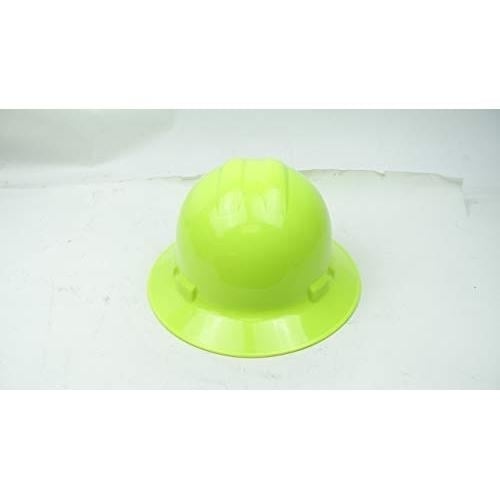 Radians QHR6 Green HV Full Brim Industrial Safety Hard Hat 6 PT Ratchet Image 1