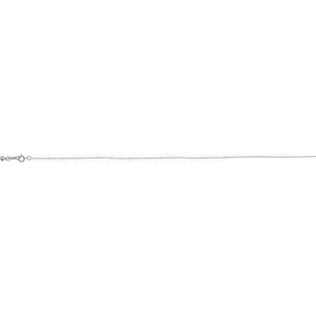 1.1 mm Adjustable Threader Cable 6-8" Chain Bracelet REAL Solid 14k White Gold Image 3