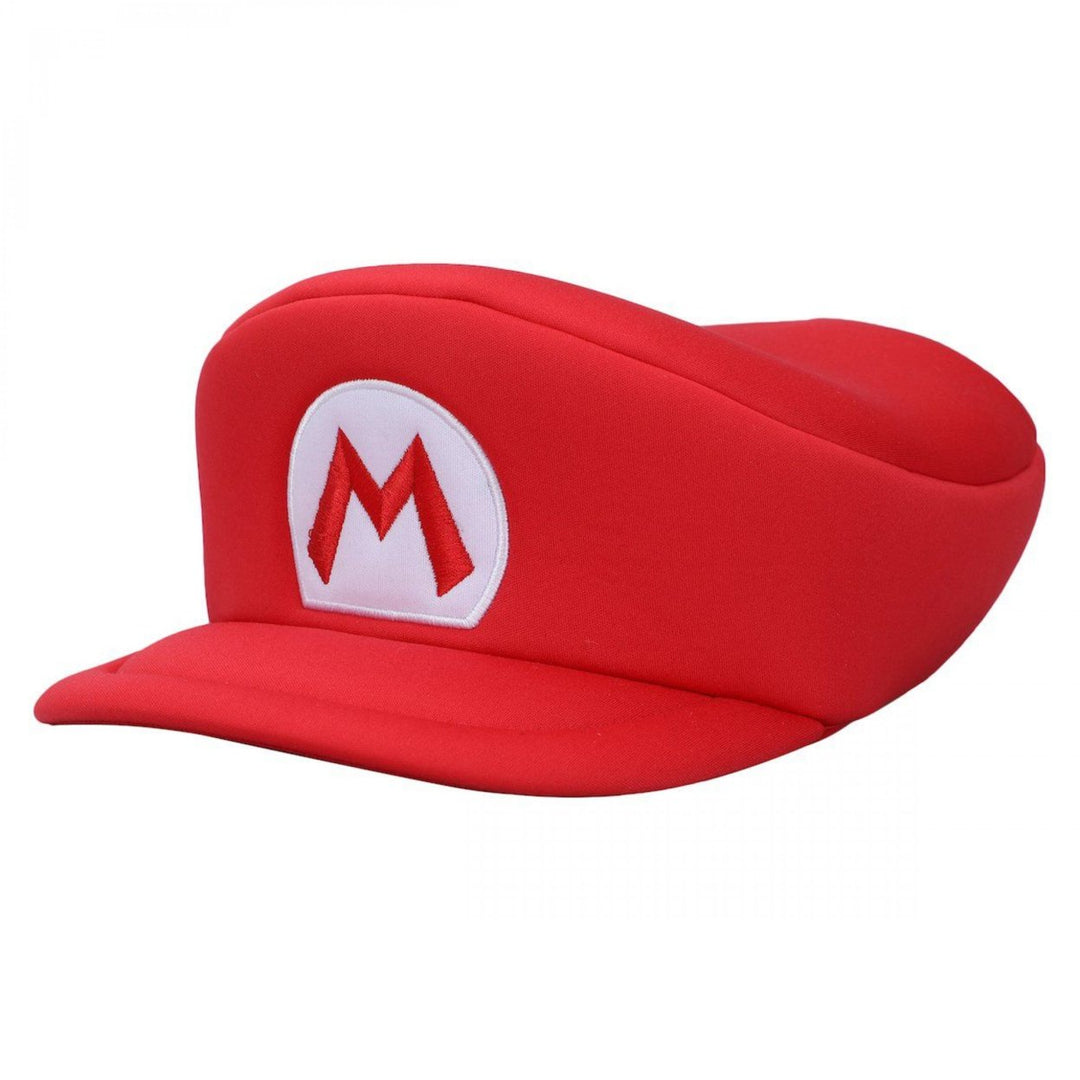 Super Mario Bros. Mario Embroidered Cosplay Hat Image 1