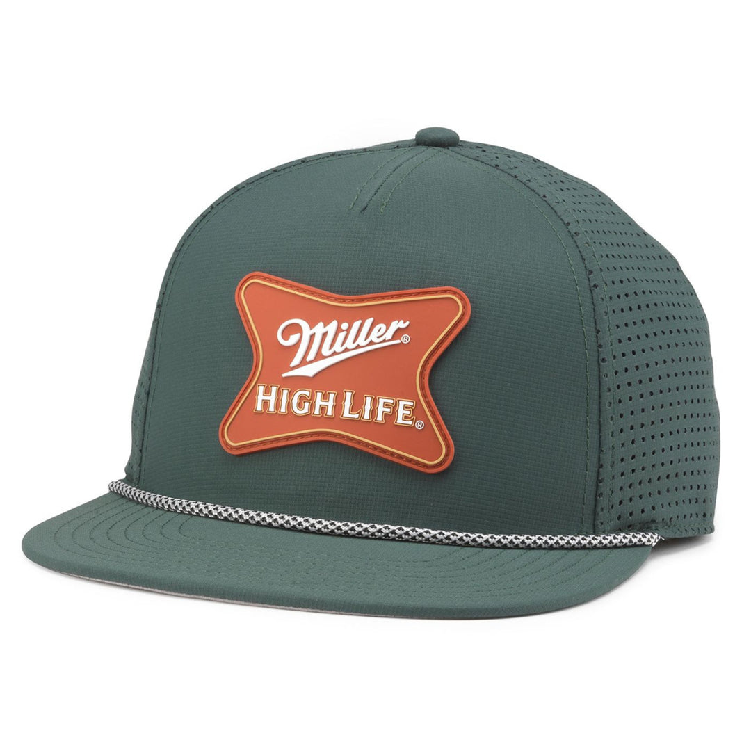 Miller High Life Patch Green Colorway Adjustable Hat Image 1