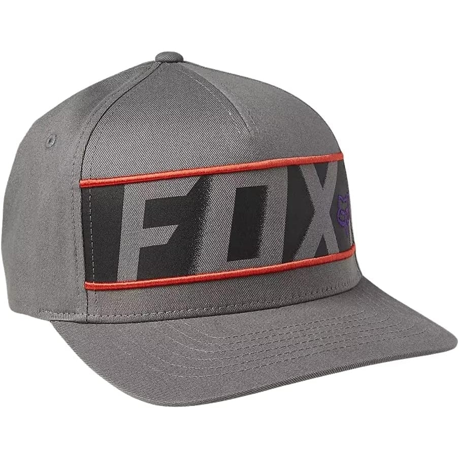 Fox Racing Rkane Flexfit Hat Pewter LG/XL Mens Stretch Fit 98 Cotton 2 Spandex Image 1