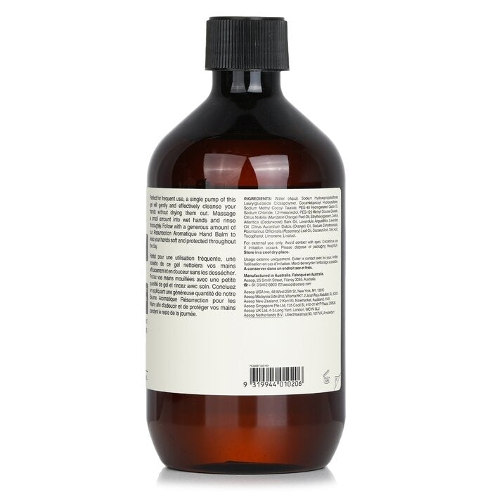 Aesop - Resurrection Aromatique Hand Wash(500ml/16.9oz) Image 3