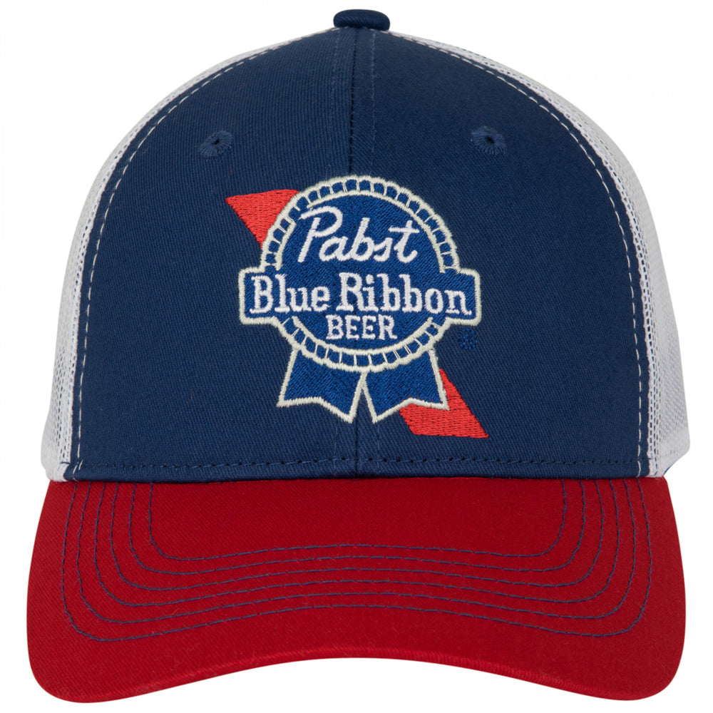 Pabst Blue Ribbon Embroidered Logo Hat Image 2