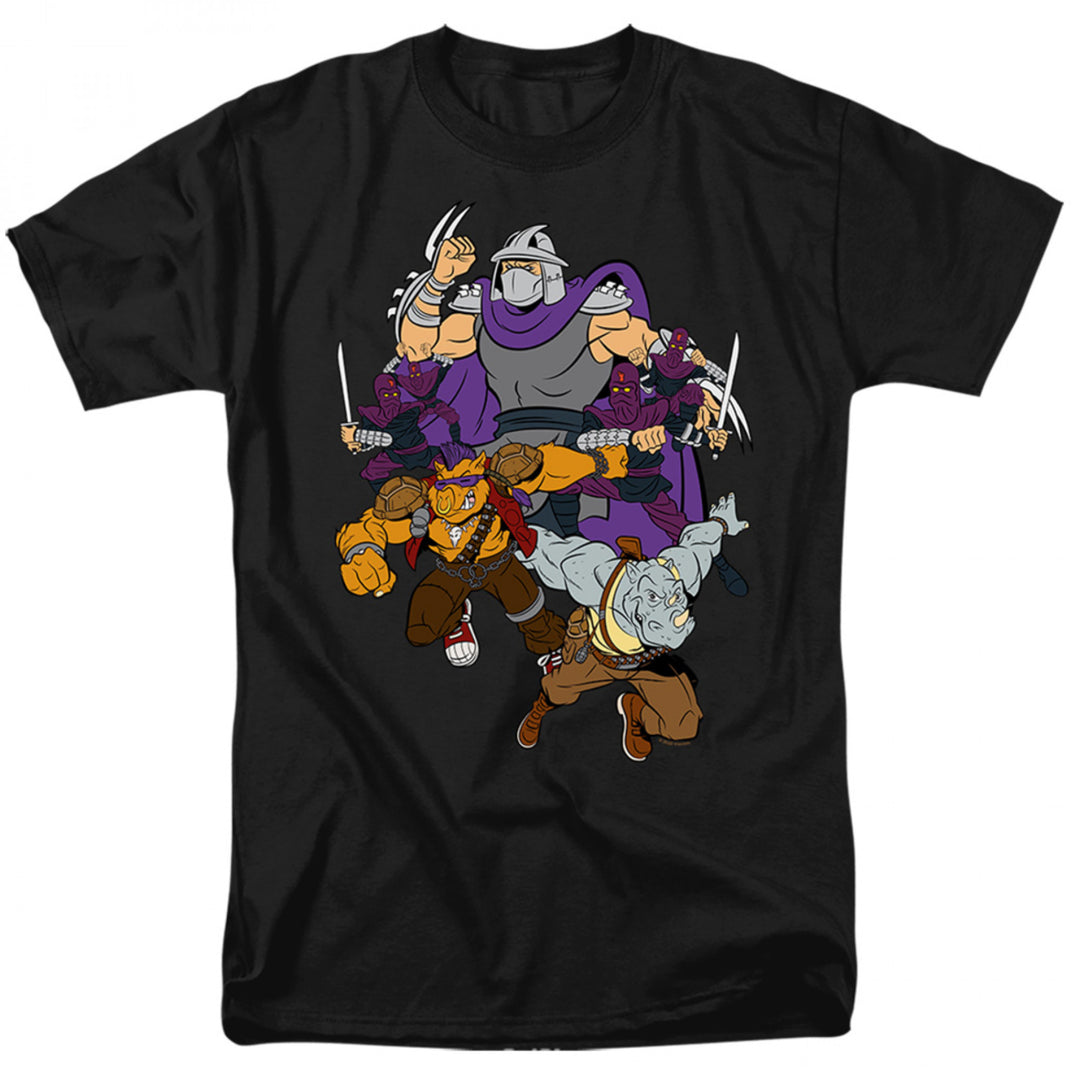 Teenage Mutant Ninja Turtles Shredder and Foot Clan T-Shirt Image 1