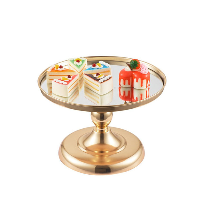 CloudStyle Cake Stand Metal Dessert Fruit Plate Gold European Style Birthday Party Display Stands Home Decoration Image 2