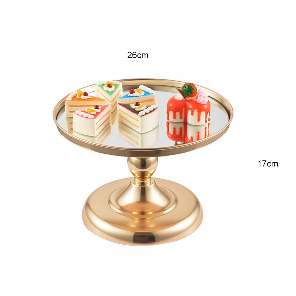 CloudStyle Cake Stand Metal Dessert Fruit Plate Gold European Style Birthday Party Display Stands Home Decoration Image 3