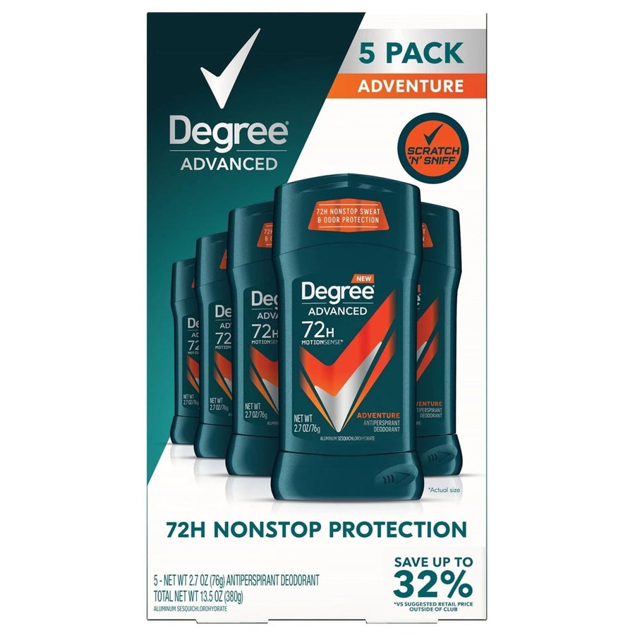 Degree for Men Advanced Protection Antiperspirant Adventure 2.7 Ounce (5 Pack) Image 1