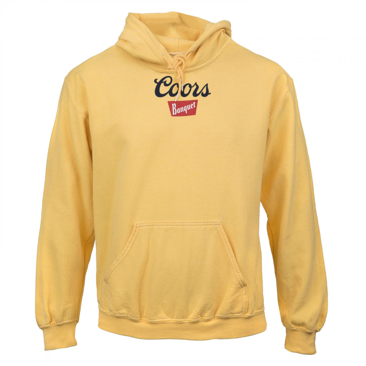 Coors Banquet Logo Yellow Colorway Hoodie Image 1