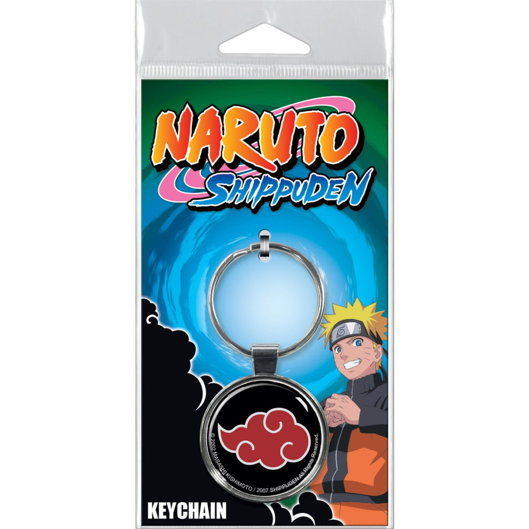Naruto Akatsuki Cloud Symbol Keychain Image 1
