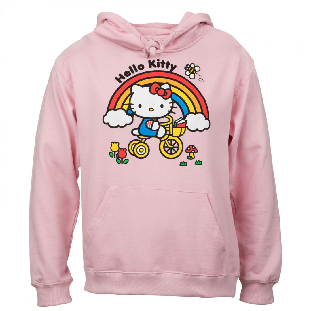 Hello Kitty Rainbow Tricycle Pullover Hoodie Image 1