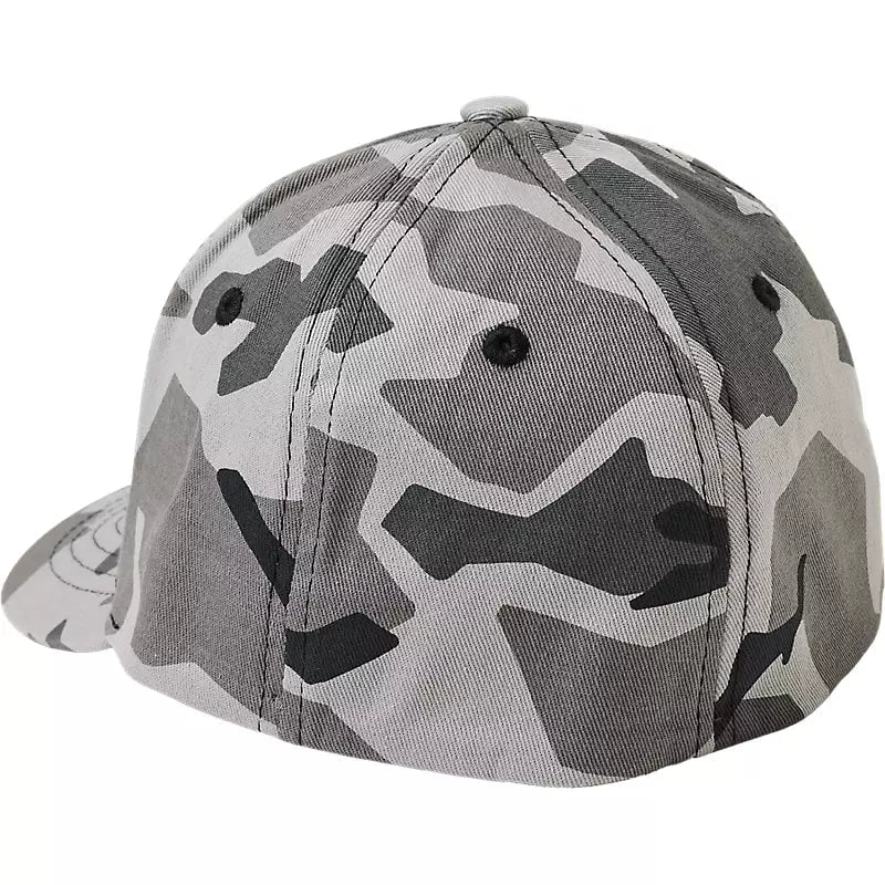 FOX Racing Youth BNKR FF Hat Black Camouflage One Size Adjustable Cap Image 2