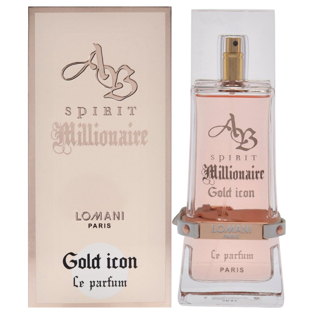 AB Spirit Millionaire Le Parfum Gold Icon by Lomani for Women - 3.3 oz EDP Spray Image 1