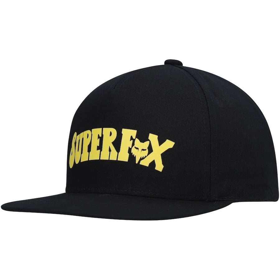 Fox Racing FOXR Supr Trik Trucker Hat Black One Size Adjustable Cap Image 1