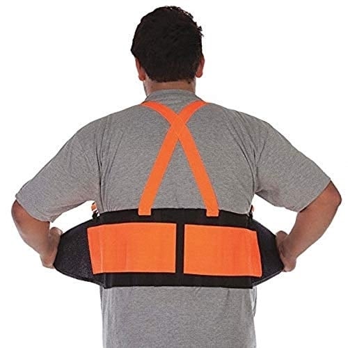 Back Support Belt 1908 Black Adjustable Pain Relief Lumbar Support Device Image 3