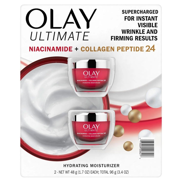 Olay Ultimate Niacinamide + Collagen Hydrating Moisturizer 1.7 Ounce (2 Pack) Image 1