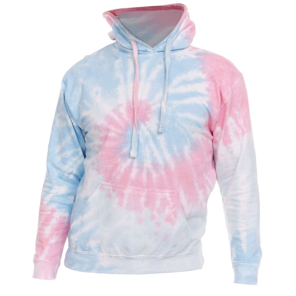 DARESAY Womens Tie Dye Pullover Hoodie Fleece Sweatshirts Image 1