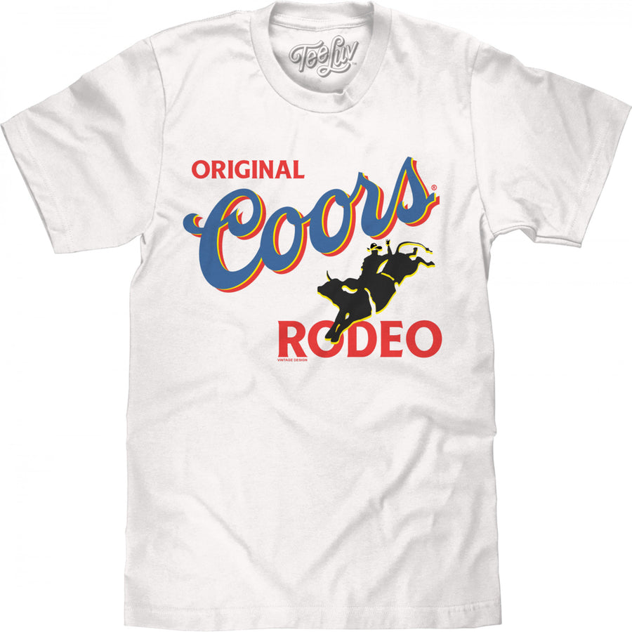 Coors Rodeo Bull T-Shirt Image 1