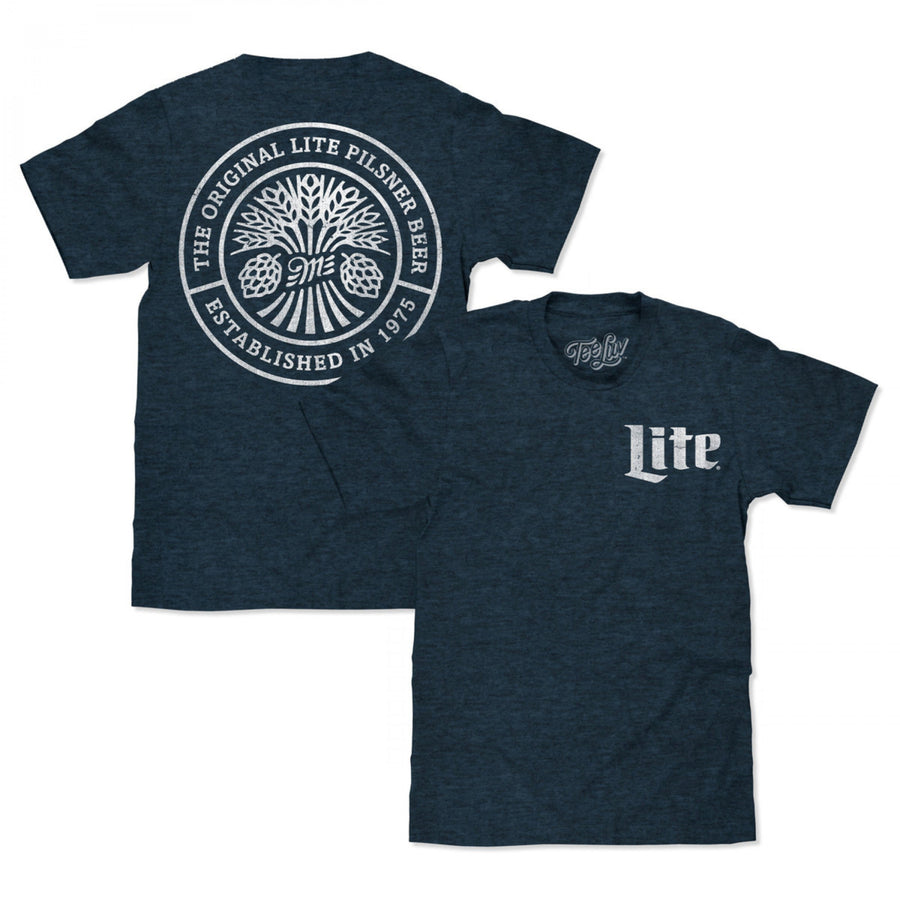 Miller Lite The Original Lite Pilsner Front and Back Print T-Shirt Image 1