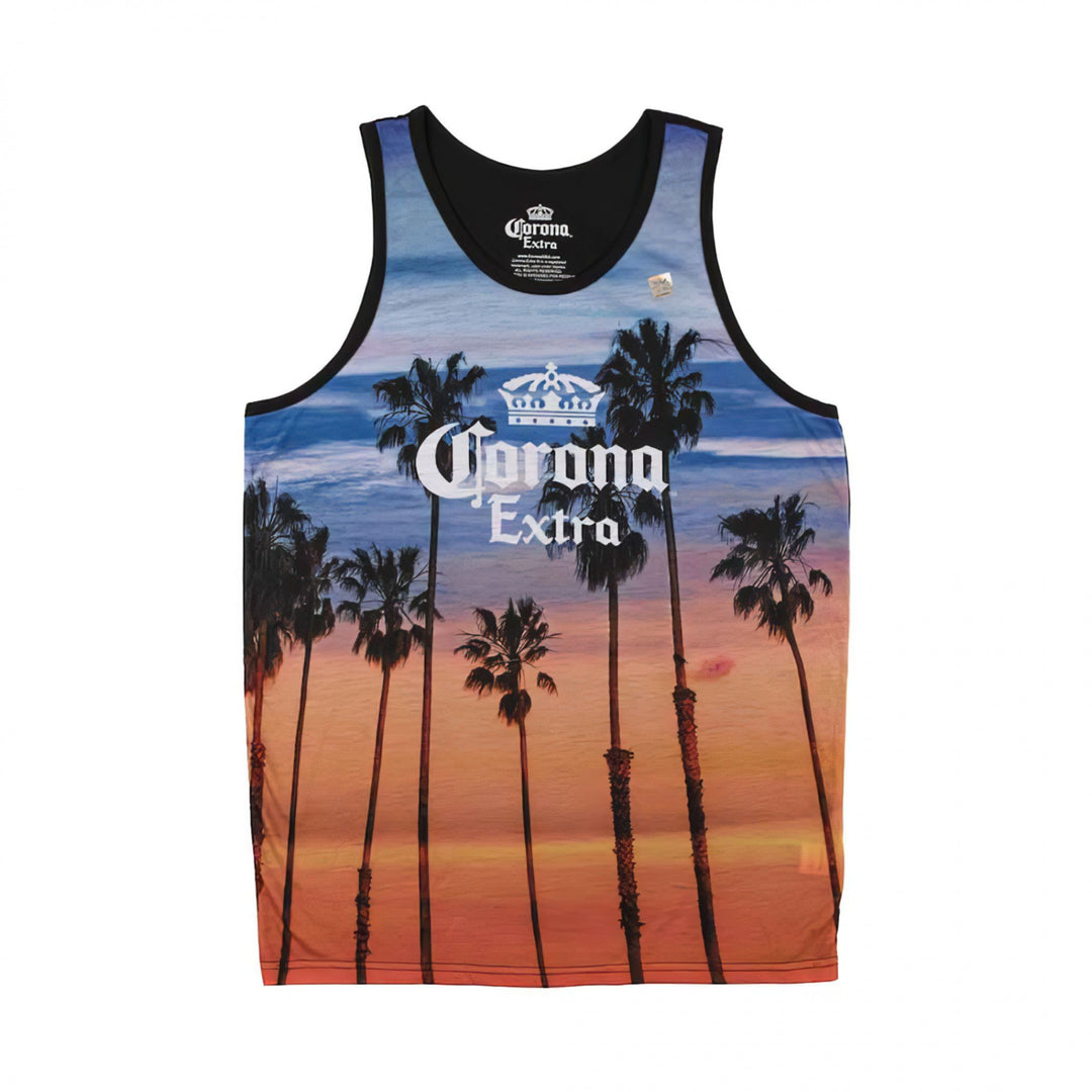 Corona Extra Sunset By The Beach Tank Top Image 1