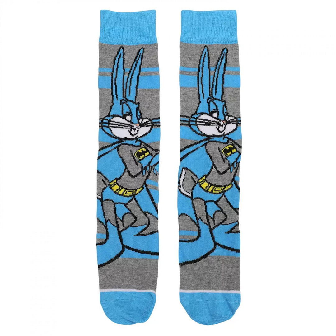 Justice League X Looney Tunes Crew Socks 5-Pair Pack Image 2