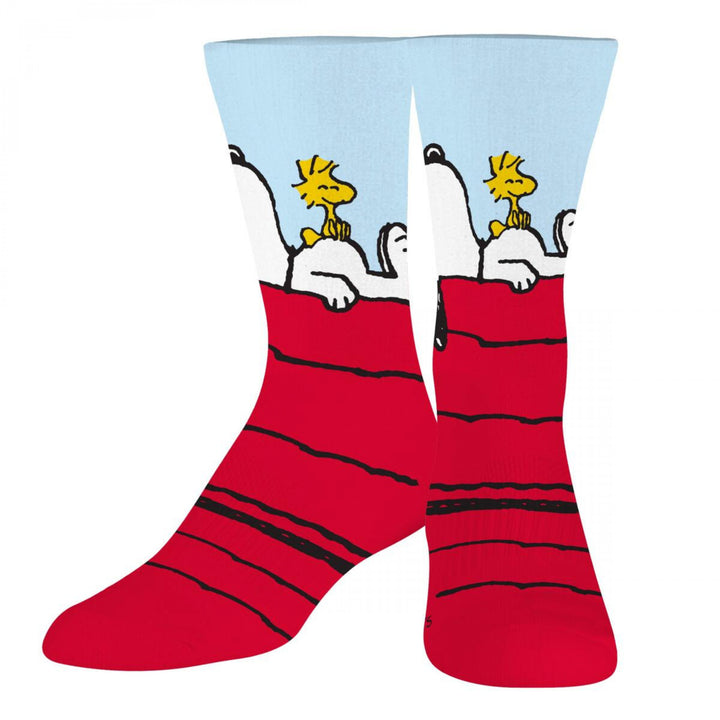 Peanuts Snoopy and Woodstock Crew Socks Image 2