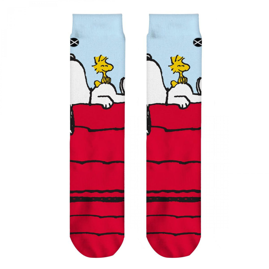 Peanuts Snoopy and Woodstock Crew Socks Image 4