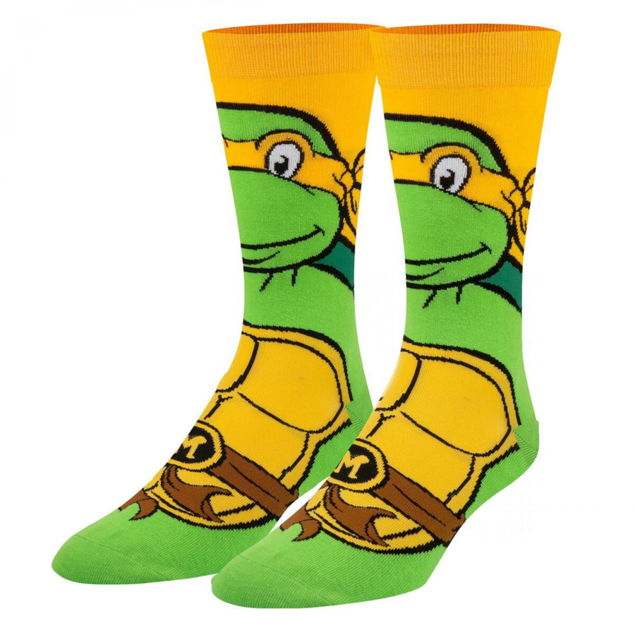 Teenage Mutant Ninja Turtles Michelangelo Crew Socks Image 1