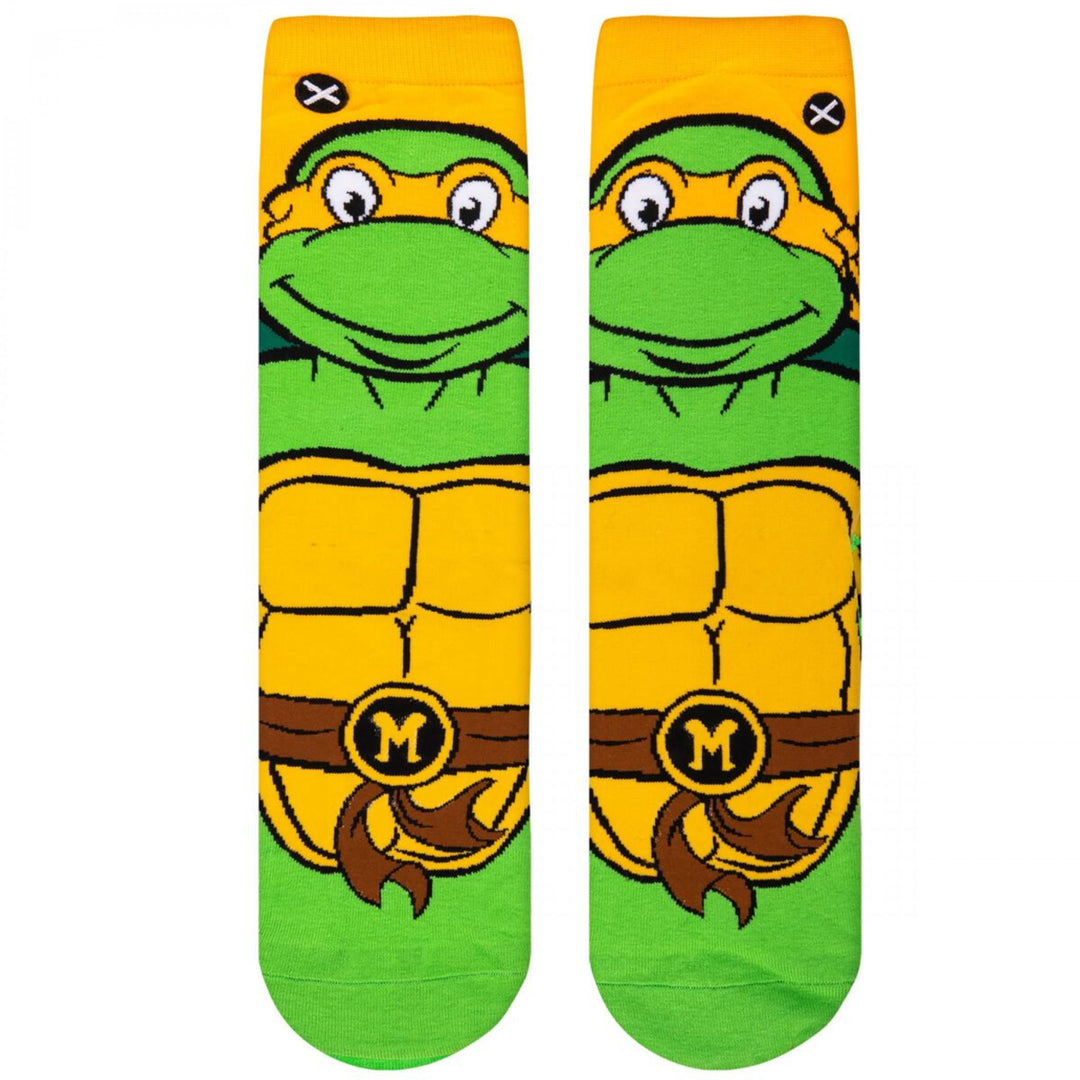 Teenage Mutant Ninja Turtles Michelangelo Crew Socks Image 4