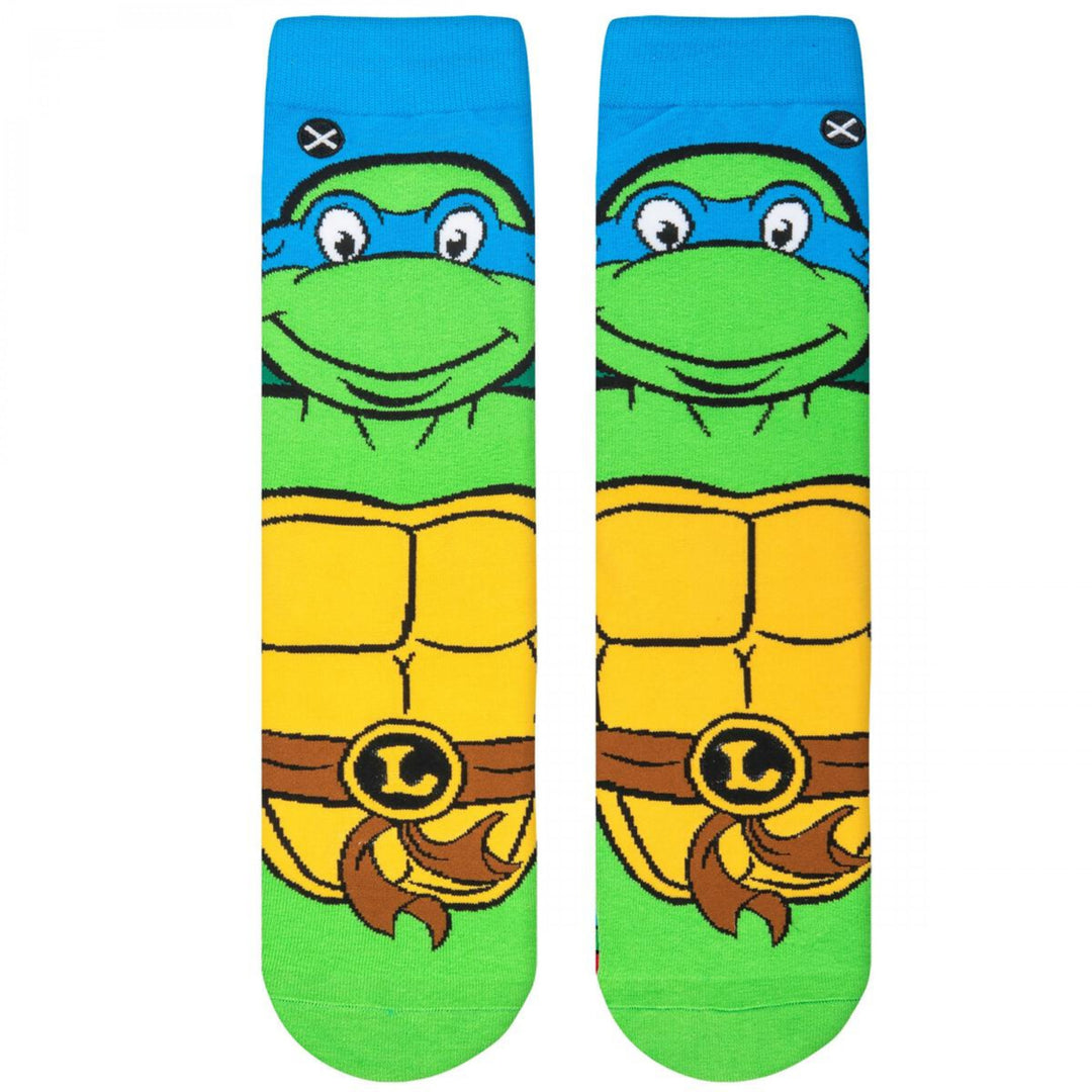 Teenage Mutant Ninja Turtles Leonardo Crew Socks Image 4