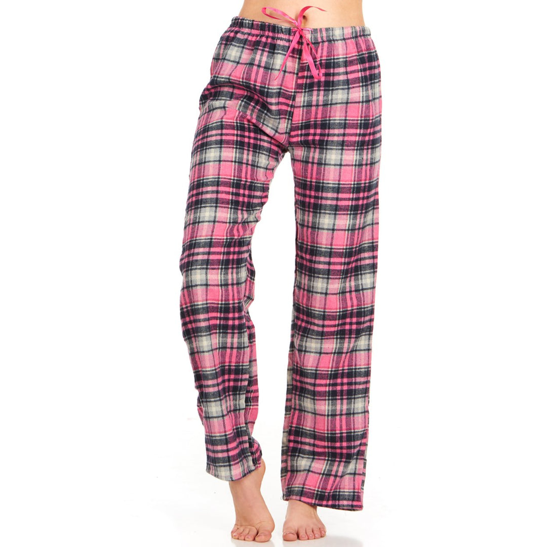 DARESAY Womens Flannel Pajama Pants Image 1