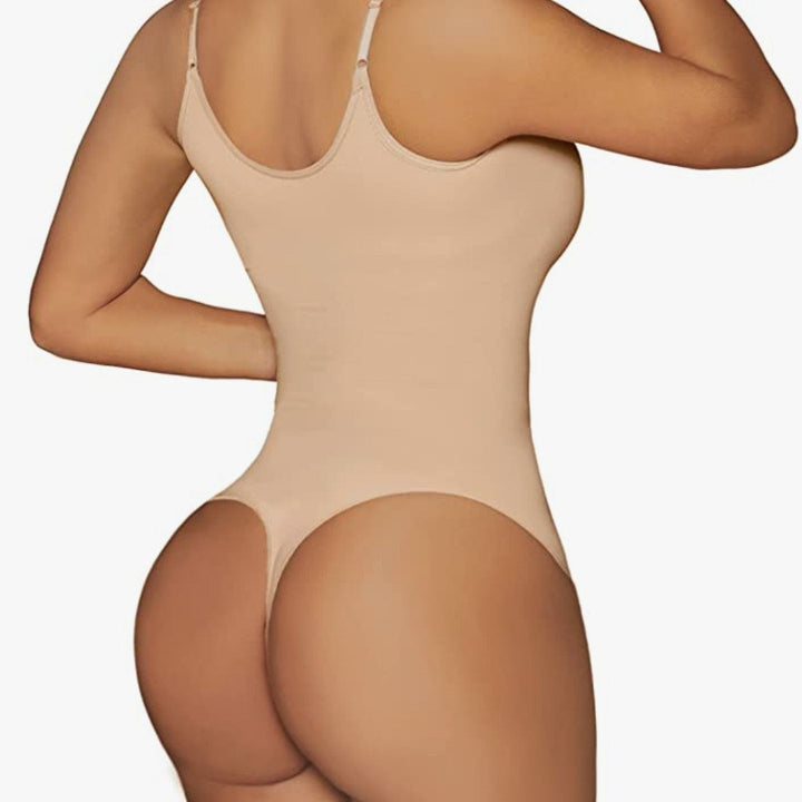 Tummy Control Shapewear Bodysuit Stretchy Seamless Full Body Size Chart Available Image 3