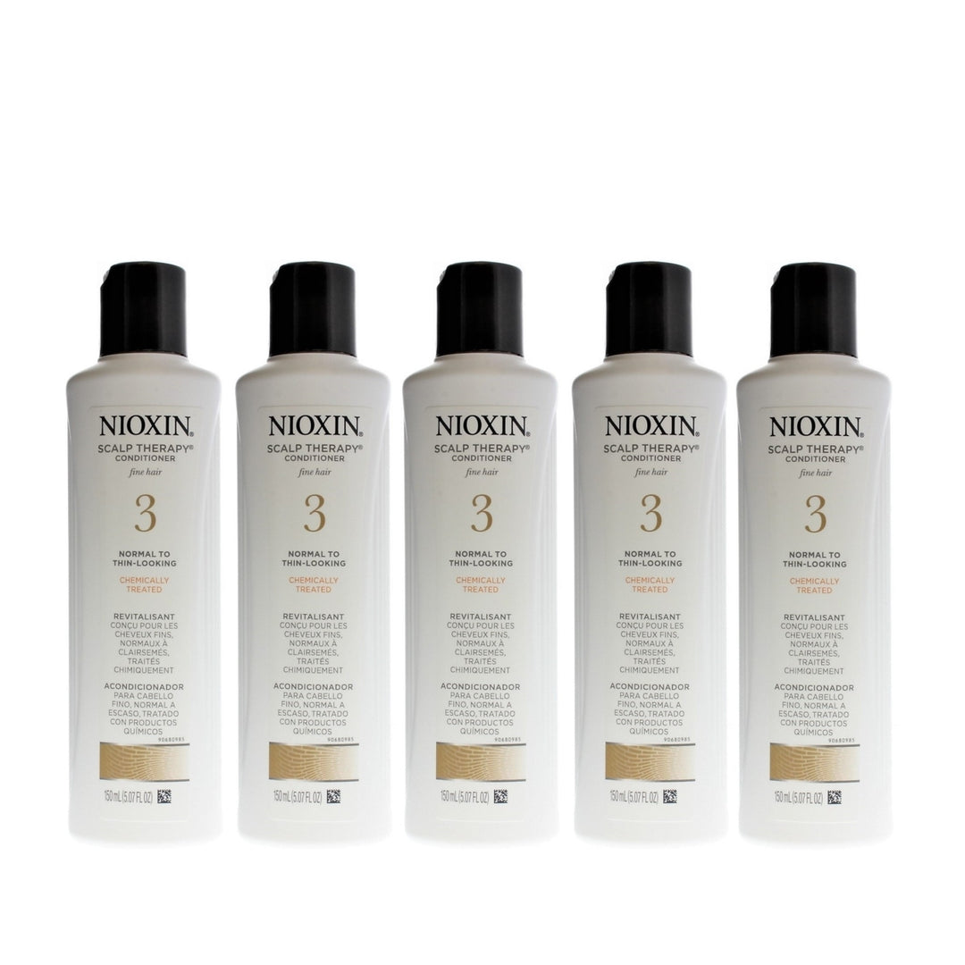 Nioxin System 3 Scalp Therapy Conditioner 5.07oz/150ml (5 Pack) Image 1