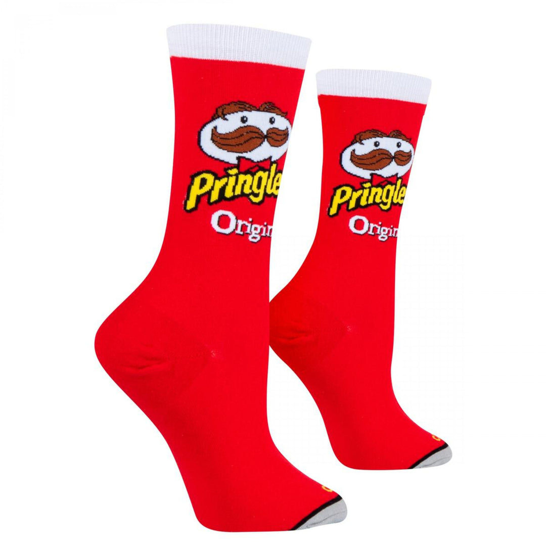 Pringles Original Can Womens Crew Socks Image 3