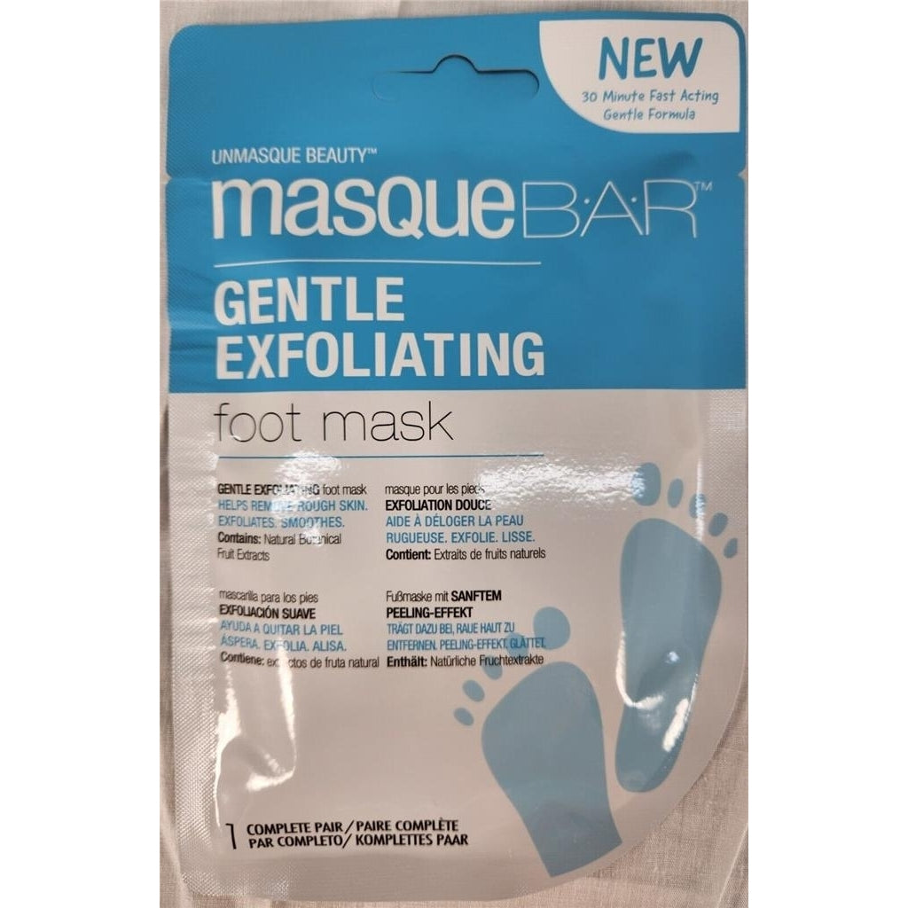 masque BAR foot mask Exfoliating Repair Dry Cracked Calloused Feet Heels 6 pack Image 3