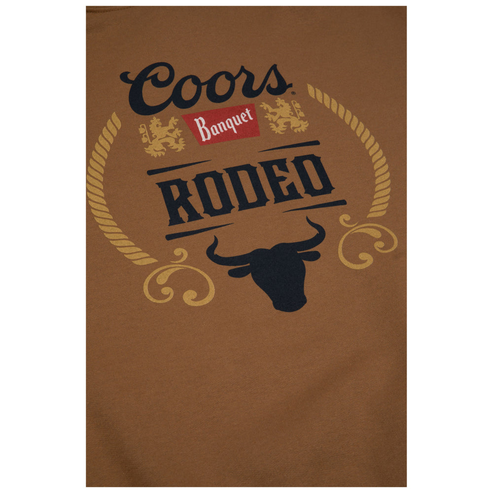 Coors Banquet Rodeo Front and Back Print Pullover Hoodie Image 2