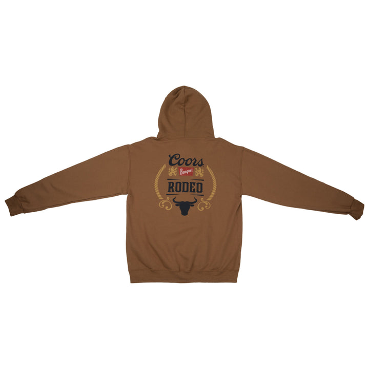 Coors Banquet Rodeo Front and Back Print Pullover Hoodie Image 4