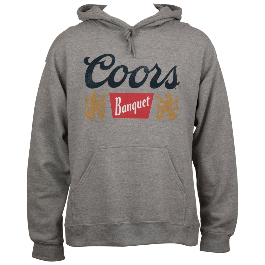 Coors Banquet Distressed Logo Pullover Hoodie Image 1