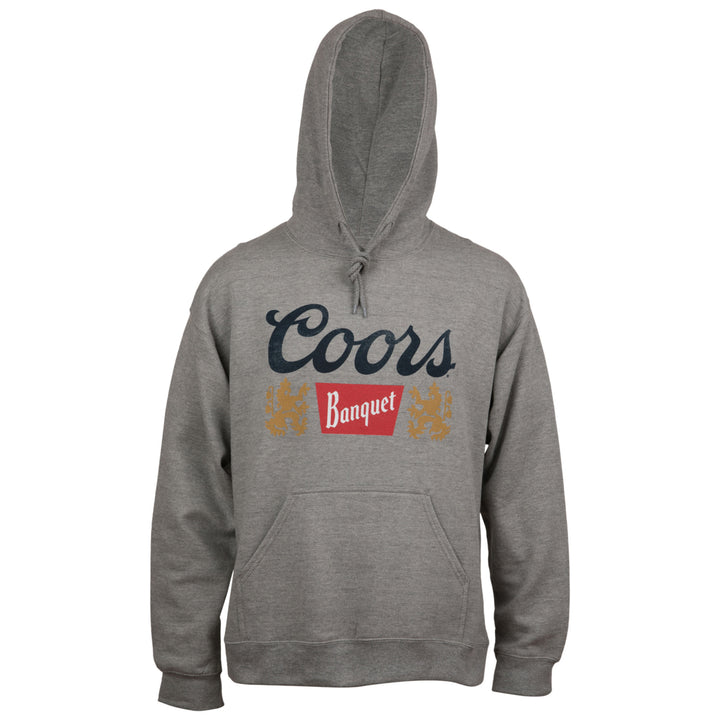 Coors Banquet Distressed Logo Pullover Hoodie Image 3