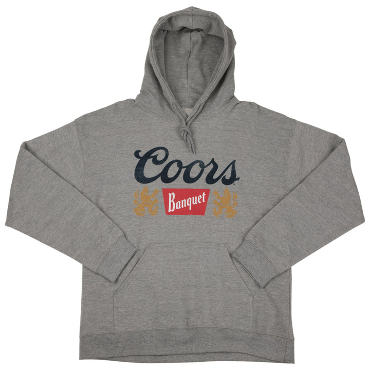 Coors Banquet Distressed Logo Pullover Hoodie Image 4