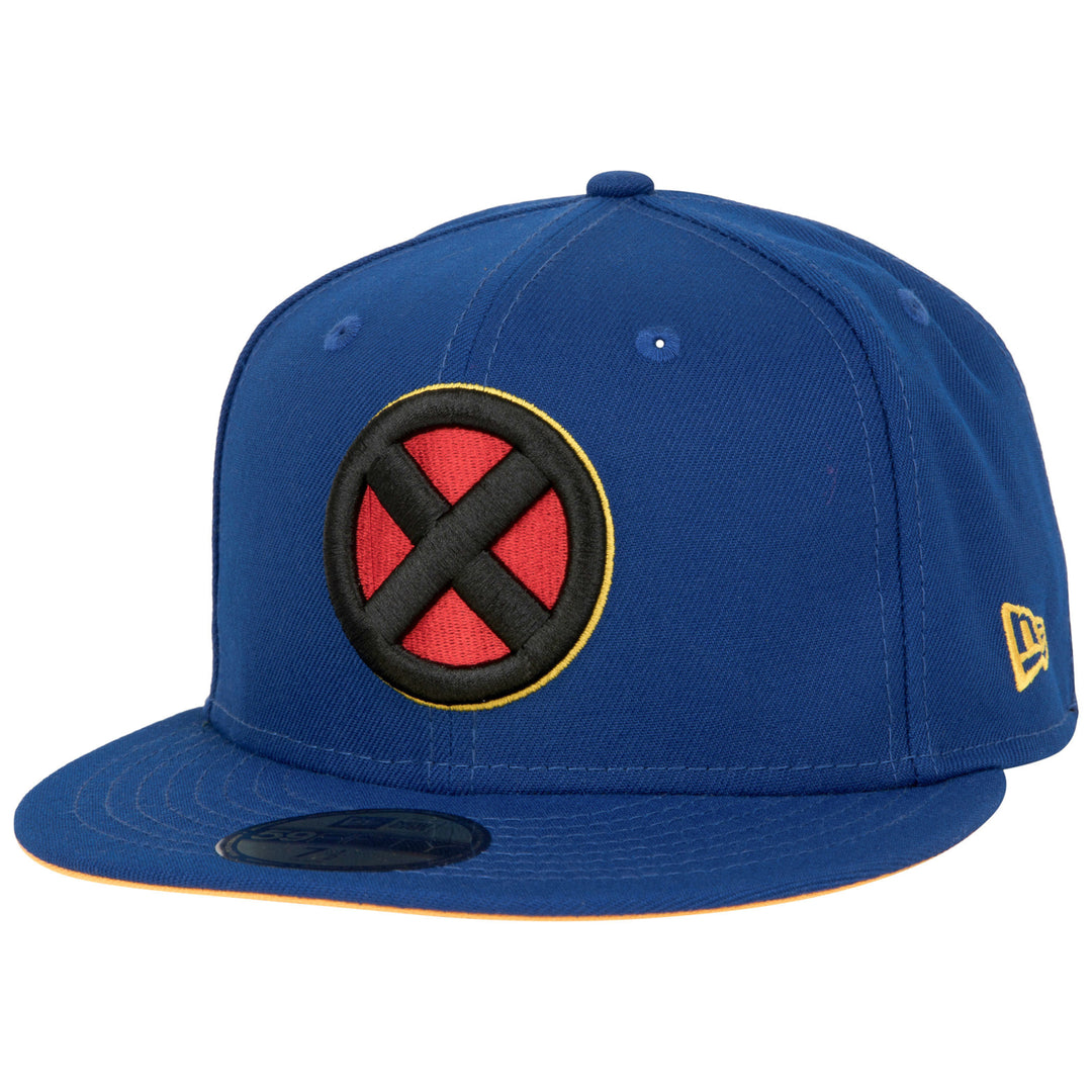 X-Men Logo Blue Colorway Era 59Fifty Fitted Hat Image 1