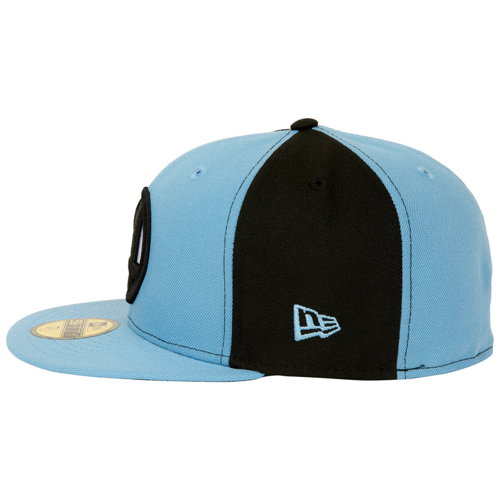 Fantastic 4 Logo Black and Blue Panels Era 59Fifty Fitted Hat Image 3