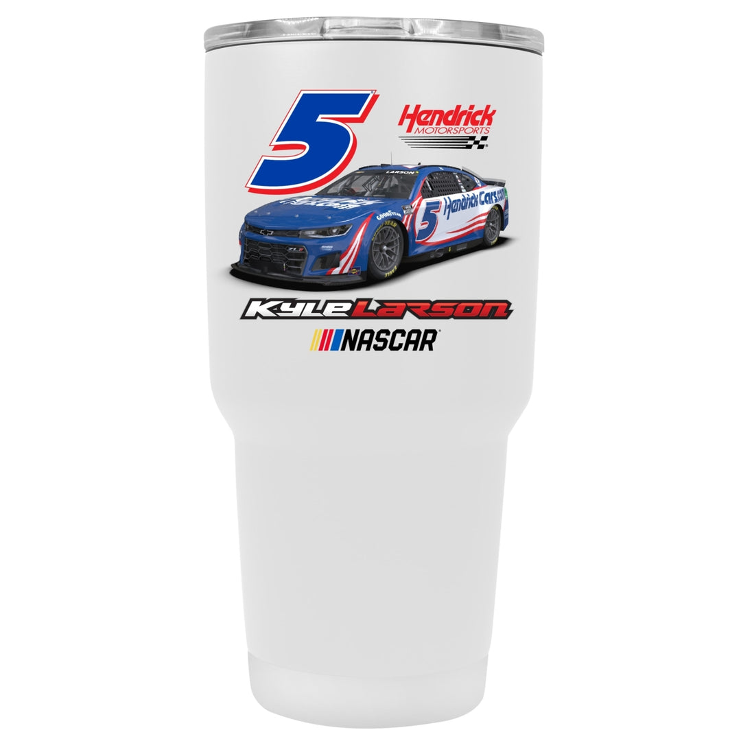 5 Kyle Larson Officially Licensed 24oz Stainless Steel Tumbler Car Design Image 1