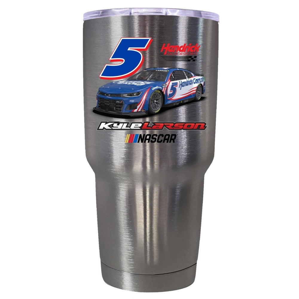 5 Kyle Larson Officially Licensed 24oz Stainless Steel Tumbler Car Design Image 2