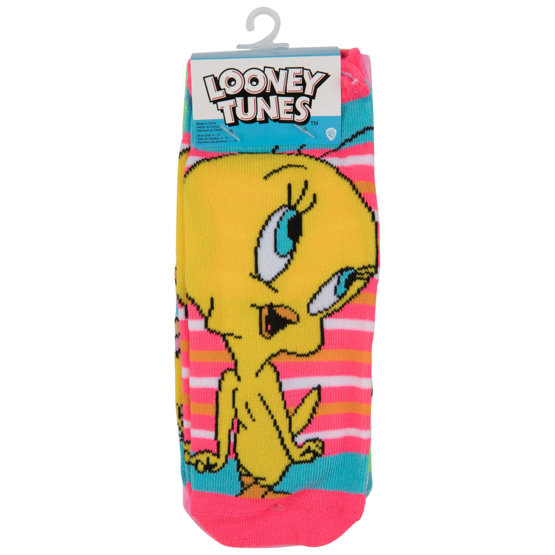 Looney Tunes Bright Womens 6-Pair Pack of Low Cut Socks Image 4